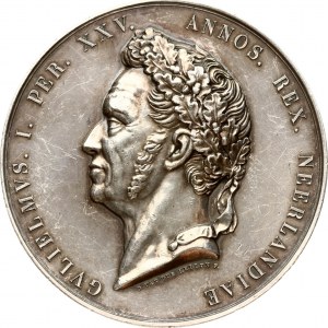 Netherlands Medal 1838 Willem I 25 Years of Reign