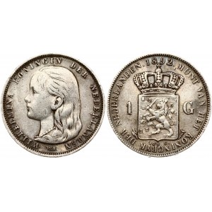 Netherlands 1 Gulden 1892