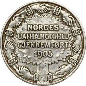 Norway 2 Kroner 1906 Independence