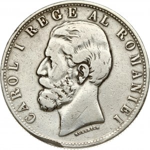 Romania 5 Lei 1881 B