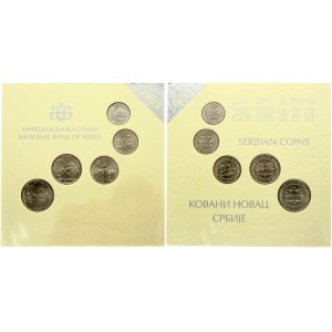Serbia 1 - 20 Dinara 2003 National Bank of Serbia SET Lot of 5 Coins