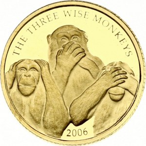 Somalia 4000 Shillings 2006 Three Wise Monkeys