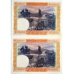 Spain 100 Pesetas 1925 Lot of 2 Banknotes
