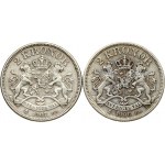 2 Kronor 1906 EB & 1907 EB Lot of 2 Coins