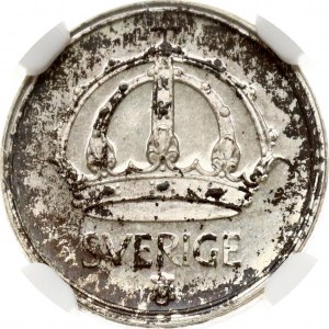 Sweden 10 Ore 1949 TS NGC MS 64 ONLY ONE COIN IN HIGHER GRADE