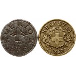 Sweden & Switzerland Lot of 2 Tokens