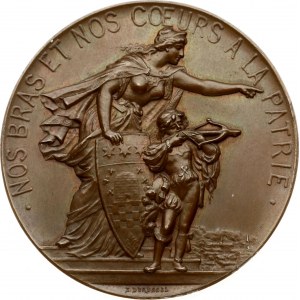 Switzerland Medal 1886 Shooting Fest Neuchatel Chaux De Fonds