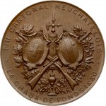 Switzerland Medal 1886 Shooting Fest Neuchatel Chaux De Fonds