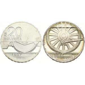 Switzerland 20 Francs 1997 Swiss Railways