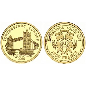 Togo 1500 Francs 2005 Towerbridge London