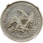 USA Half Dollar 1849 NGC AU DETAILS