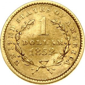 USA Dollar 1852 Liberty Head