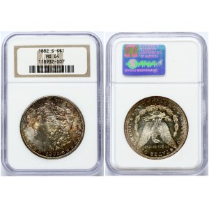 USA Morgan Dollar 1882 S NGC MS 64