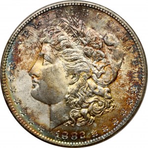 USA Morgan Dollar 1882 S NGC MS 64