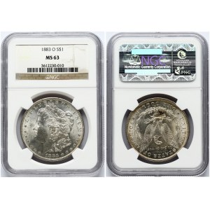 USA Morgan Dollar 1883 O NGC MS 63