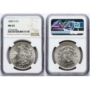 USA Morgan Dollar 1885 O NGC MS 63