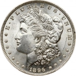 USA Morgan Dollar 1896 PCGS MS 63