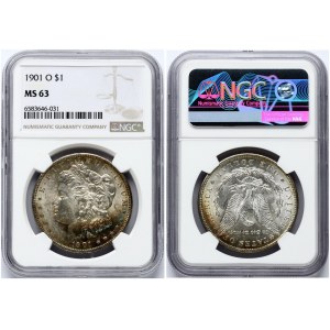 USA Morgan Dollar 1901 O NGC MS 63