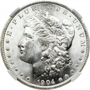 USA Morgan Dollar 1904 O NGC MS 63