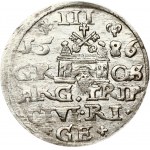 Poland Trojak 1586 Riga (R)