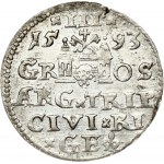 Poland Trojak 1593 Riga (R) LI