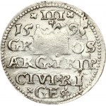 Poland Trojak 1595 Riga