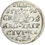 Poland Trojak 1596 Riga