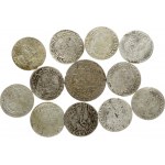Poland-Prussia Szostak-Tymf- 1/12 Taler (1680-1756) Lot of 20 Coins