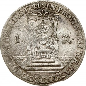 Poland-Saxony Groschen 1741 Vikariat