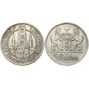 Danzig (Gdansk) 5 Gulden 1923