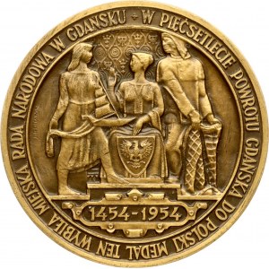 Medal 1954 Gdansk Return to Poland 500 Years