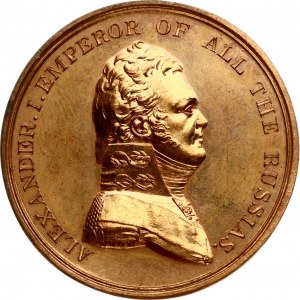 Medal-Plaquette with Emperor Alexander I