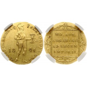Ducat 1841 St Petersburg Mint NGC AU 55