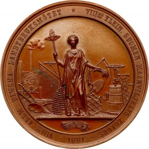 Medal 1881 VIII Finnish Industrial and Agricultural Exhibition