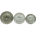 Russia 10 - 20 Kopecks 1922-1923 Lot of 3 Coins