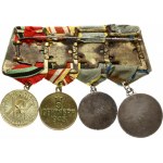 Russia Suspension (1945) with 4 Medals