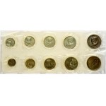Russia 1 Kopeck - 1 Rouble 1967 Set of 9 Coins & Token