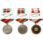 Russia Armed Forces Medals (1958-1978) - 3 pcs