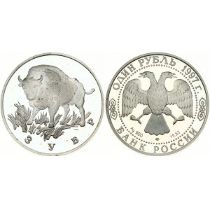 Russia 1 Rouble 1997 (L) Aurochs