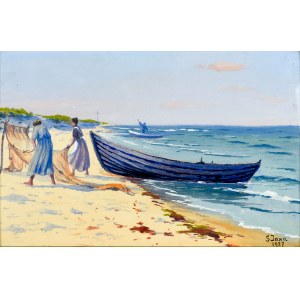 Soter JAXA-MAŁACHOWSKI (1867-1952), By the Baltic Sea, 1927