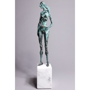 Robert Dyrcz, Akt (Bronze, Höhe 36 cm; Unikat)
