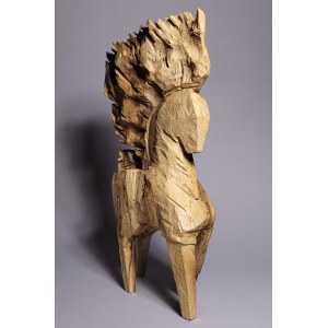 Zbigniew Bury, Horse (Wood, height 52 cm)