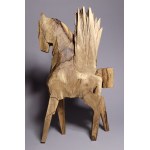 Zbigniew Bury, Pegasus (Holz, Höhe 46 cm)