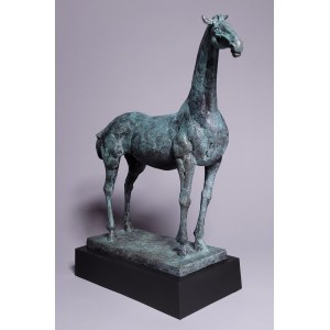 Robert Dyrcz, Pferd (Bronze, Höhe 34 cm)