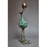 I.K., Emu with egg (Bronze, height 54 cm)