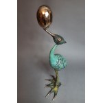 I.K., Emu s vejcem (bronz, výška 54 cm)