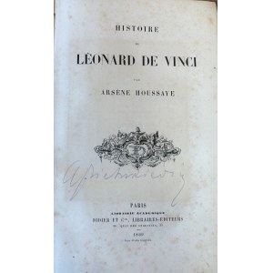 Arsene Houssaye, Histoire de Leonard de Vinci 1869r
