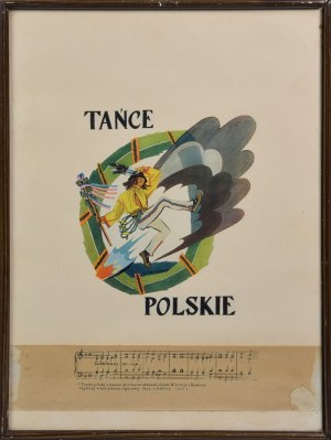 Zofia STRYJEŃSKA (1894-1976), Tańce polskie - okładka teki