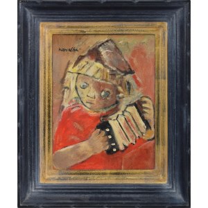 Rajmund KANELBA (1897-1960), Girl with an accordion