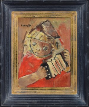Rajmund KANELBA (1897-1960), Dziewczynka z akordeonikiem
